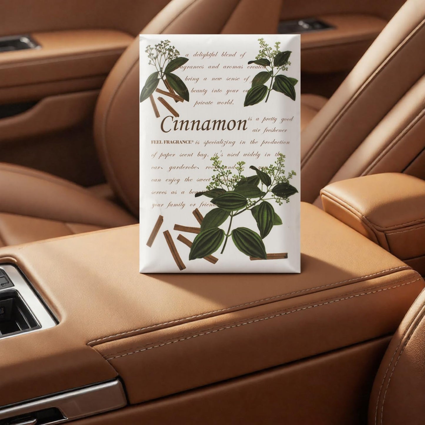 Scented Sachet for Drawer and Closet Sachets, Lot of 12 (Cinnamon)