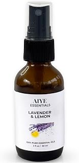 Aiye Essentials Lavender Lemon Room & Linen Spray, Non‑Toxic Essential Oil Aromatherapy Mist for Home & Bedding, 2 fl oz