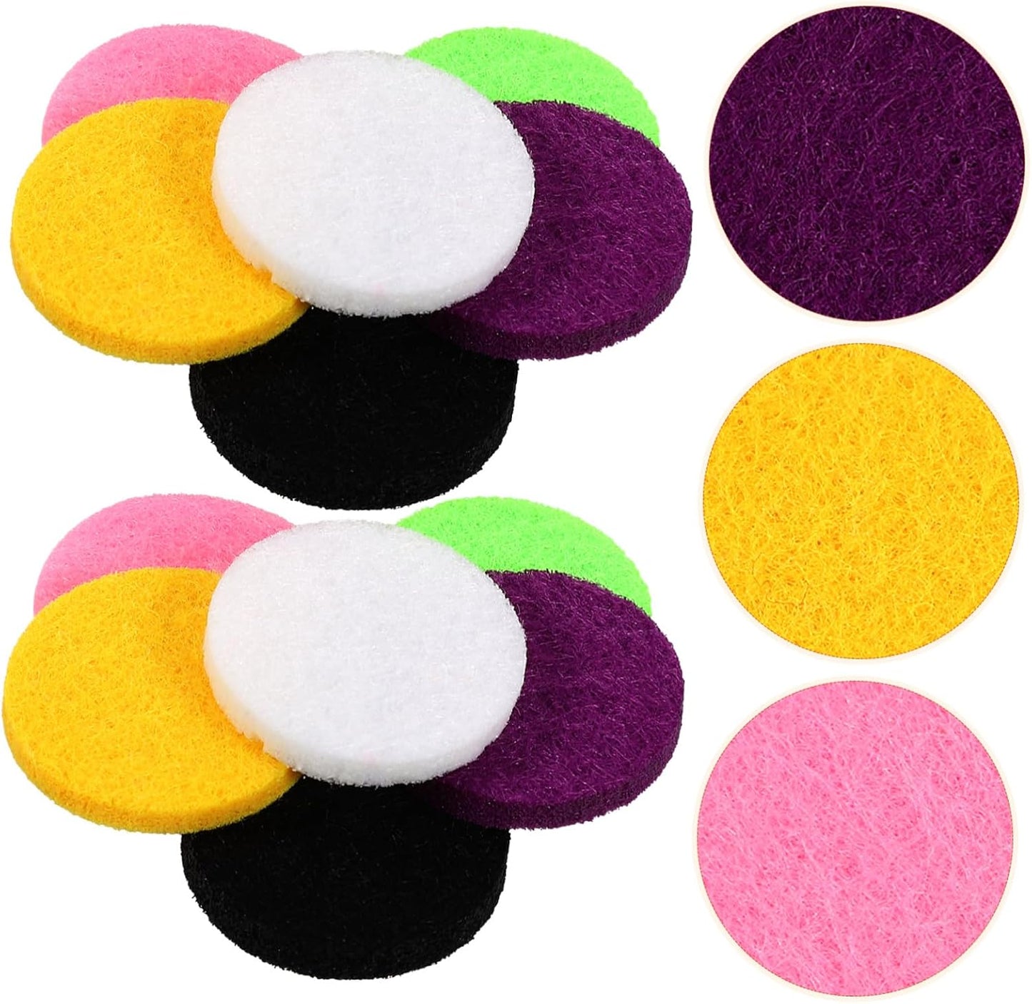 12Pcs Aroma Diffuser Pads Replacement Fragrance Liners for Essential Oil Diffusers Compatible with Car Home Use Aromatherapy Refills