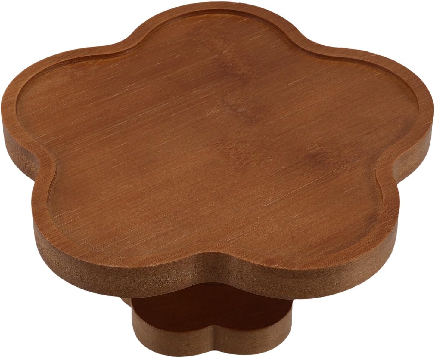 Luxshiny Wood Footed Aromatherapy Candle Tray 17x9cm, Decorative Wooden Jewelry and Trinket Dish for Home Décor, Tabletop Centerpiece Organizer