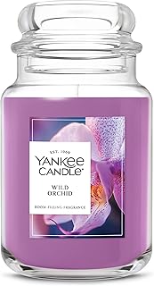 Yankee Candle Wild Orchid Scented Candle, 22oz Large Jar with up to 150 Hour Burn Time, Giftable