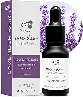 Essential Oil for Dryer Balls, 15ml Lavender Rain, Natural Laundry Fragrance, Long-Lasting Fresh Scent, Wool Dryer Balls Ideal for Diffusers, Candle Making, Multi-Use for Home & DIY