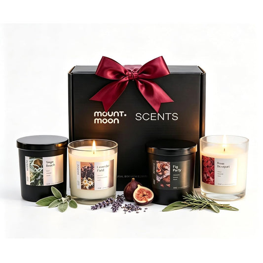 4-Pack Soy Candle Gift Set