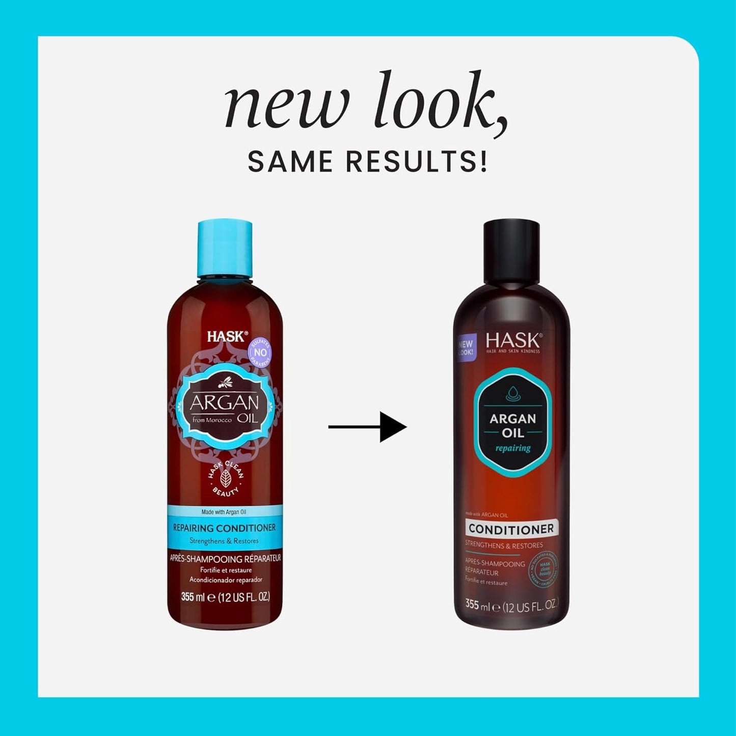 HASK Argan Oil Repairing Conditioner, 12 Fl Oz