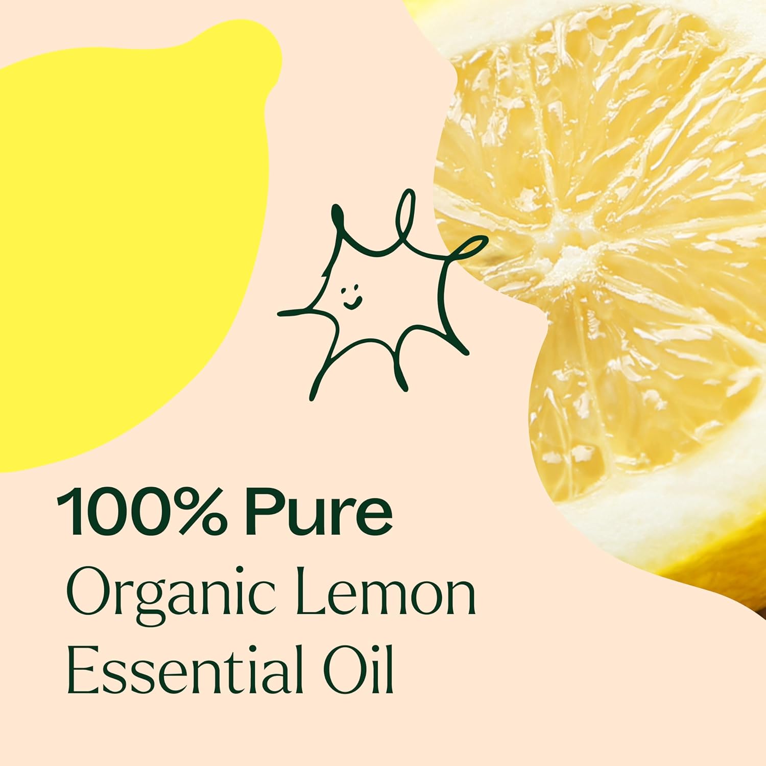 Plant Therapy Organic Lemon Essential Oil 100% Pure, USDA Certified Organic, Undiluted, Natural Aromatherapy, Therapeutic Grade 10 mL (1/3 oz)