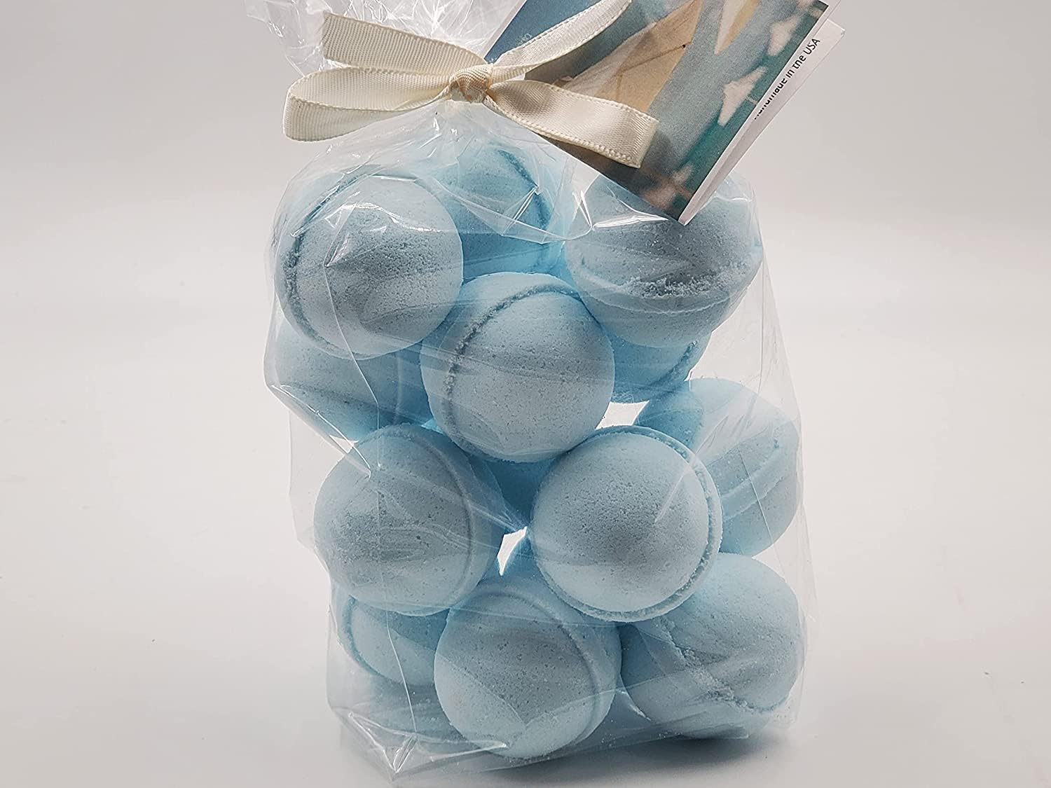 Spa Pure Cool Water Fizzies: Bath Bombs USA Made, Ultra Moisturizing with Shea Butter, Great for Dry Skin (14 Count) Pack of 1