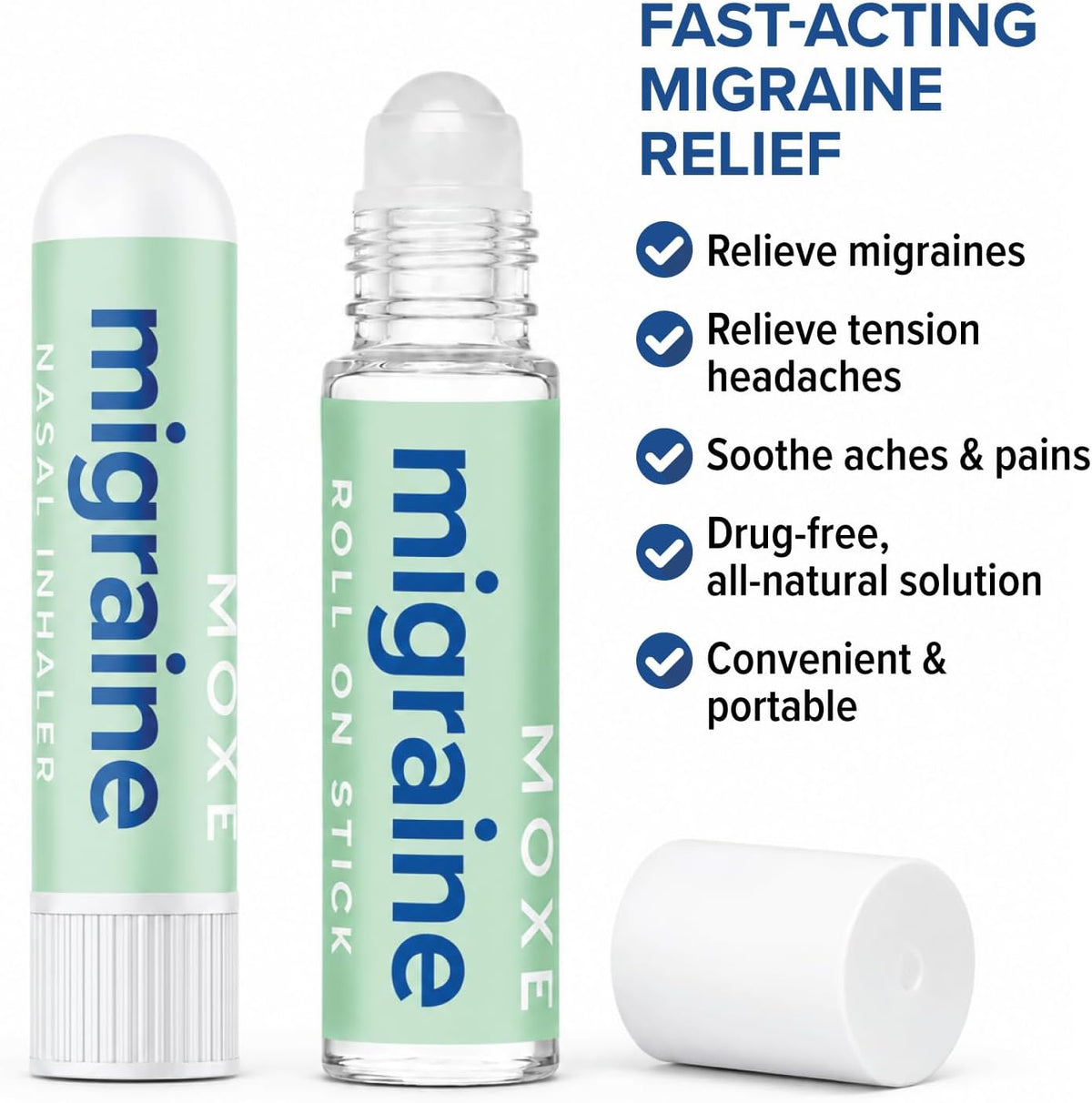 MOXE Migraine Rollon Stick & Nasal Inhaler Stick
