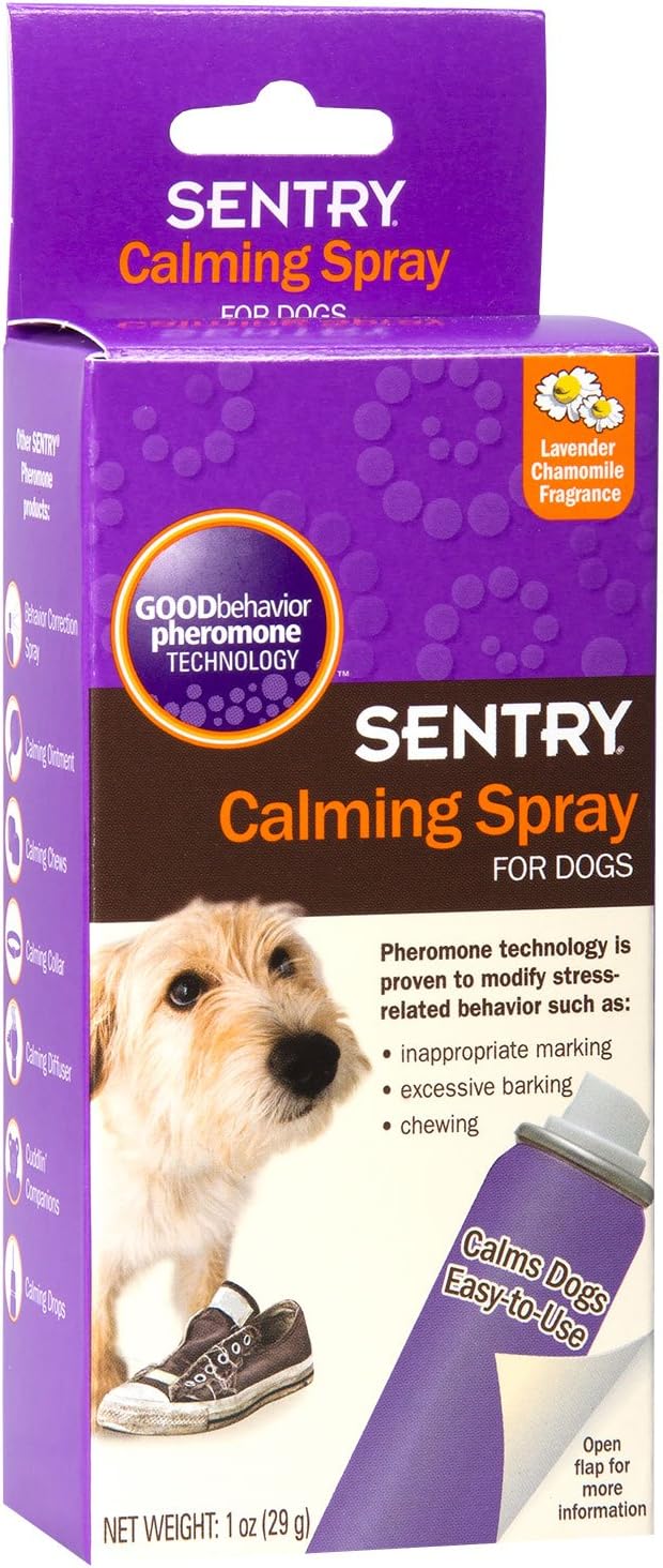 Sentry Calming Spray for Dogs, 1-Ounce