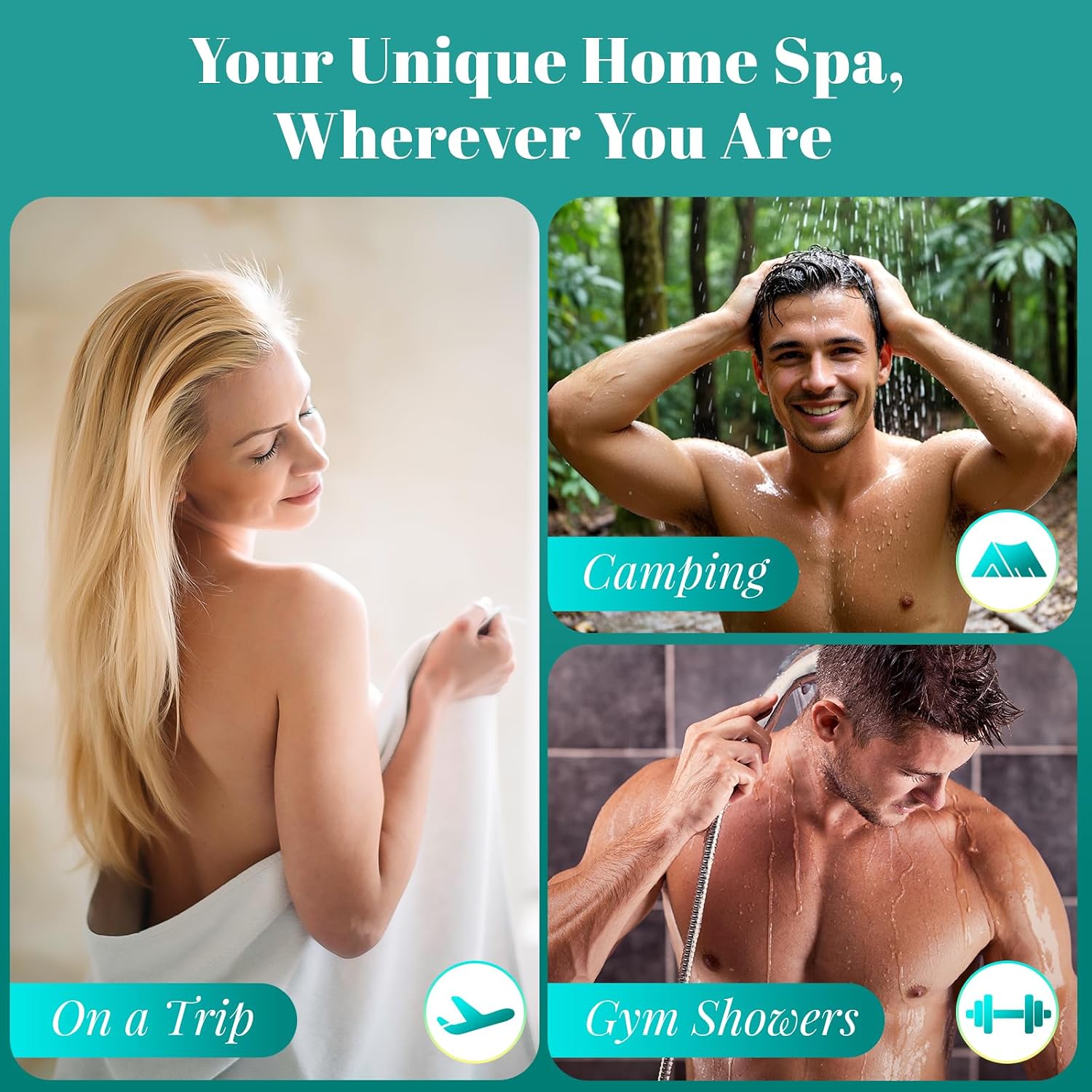 Shower Steamers Aromatherapy 8 Packs with 5ml Essential Oil, Eucalyptus for Shower, Birthday Gifts for Men, Father Day Gift for Dad from Daughter, Eucalyptus & Mint for Nasal Congestion, Stress Relief