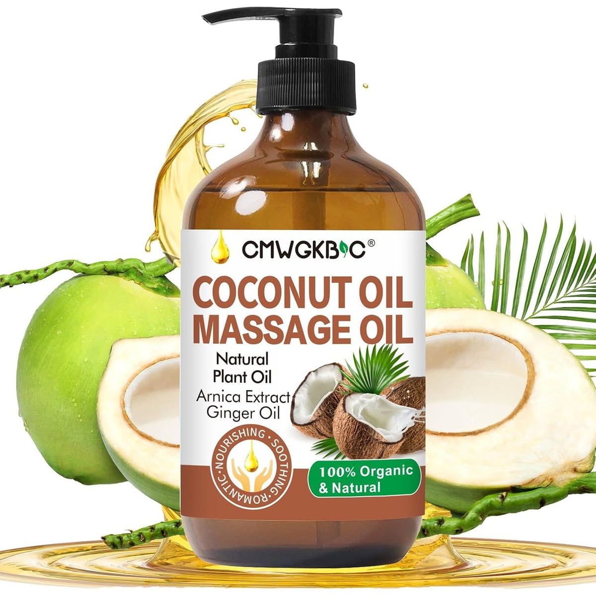 Coconut Oil Massage Oil for Massage Therapy- Relaxing Massage Oil