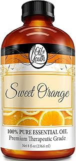 Oil of Youth Essential Oils 8oz - Orange (Sweet) Essential Oil - 8 Fluid Ounces