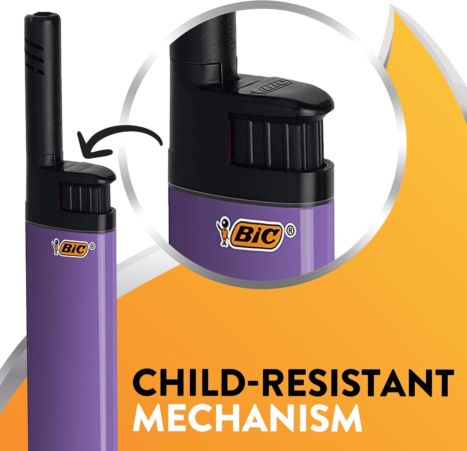 BIC EZ Reach Candle Lighter, The Ultimate Lighter with Wand for Candles, Counterculture, Shrooms, 420 Assorted Designs, 6 Count Pack of Lighters (Wine)