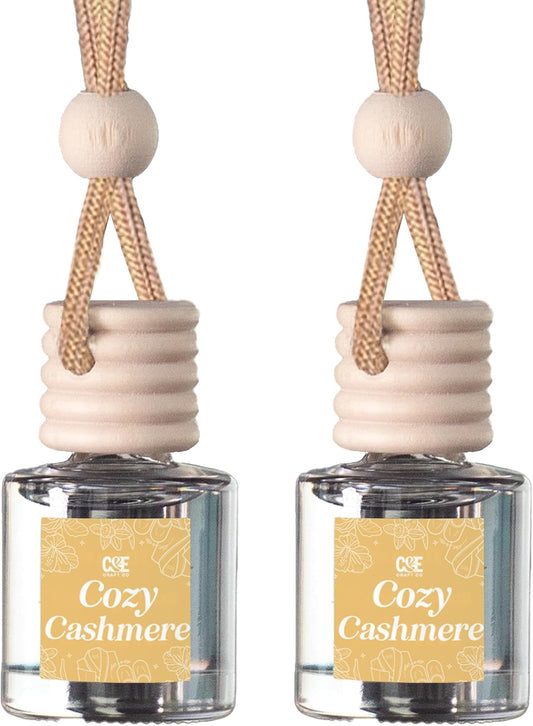 CANDECraftCo 2 Pack Hanging Car Air Freshener Diffuser for Essential Oils