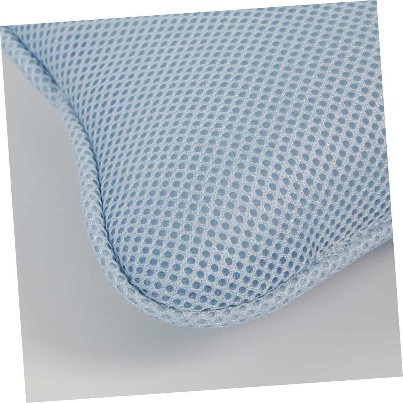 Non-Slip Bathtub Pillow with 2 Suction Cups Mesh Head Neck Shoulder Support Cushion for Oval and Straight-Back Tubs Spa Bath Pad