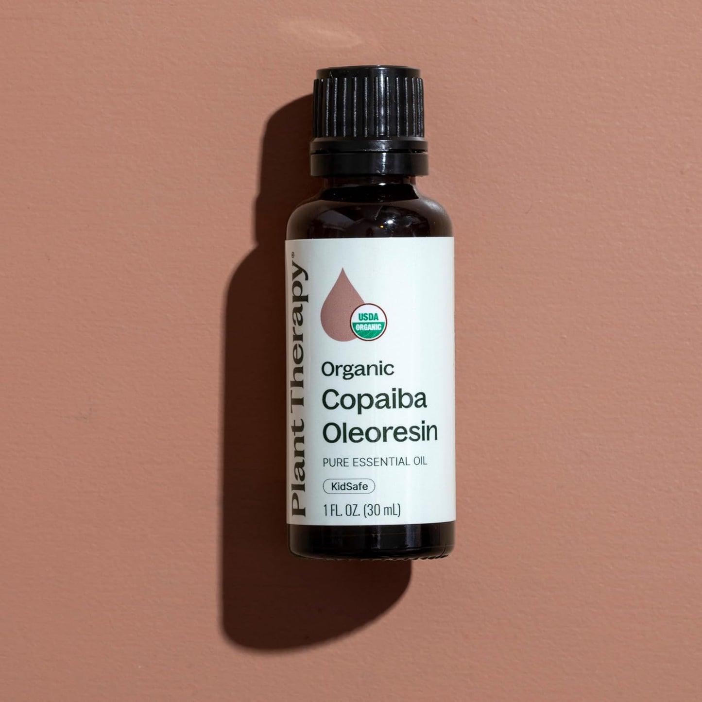 Plant Therapy Organic Copaiba Essential Oil (Copaiba Oleoresin), 30 mL (1 oz), 100% Pure, Undiluted Essential Oil, Great for Natural Skin Care