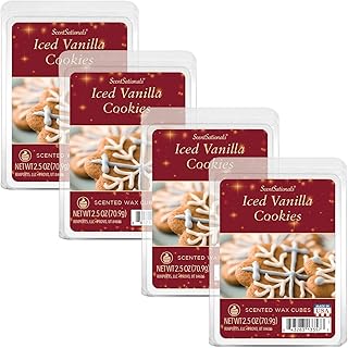 ScentSationals Vanilla Cookies Scented Wax Melts - Vanilla, Sugar, & Butter, 10oz (24 Cubes)