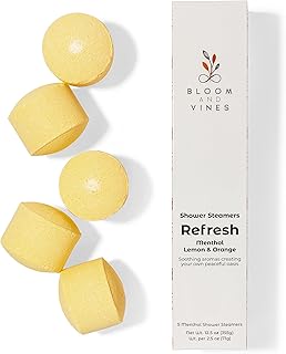 Shower Steamers, Refresh - Menthol Lemon & Orange