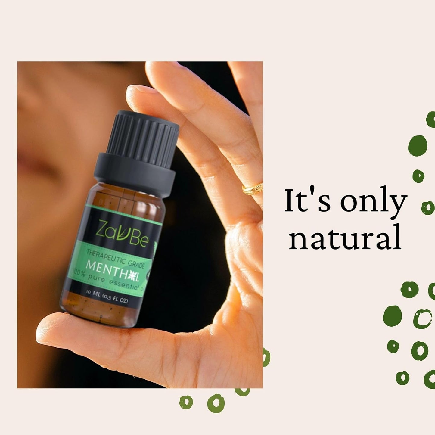 MABUA Menthol Essential Oil Blend 10 ml (1/3 oz) - Essential Oil for Diffuser Undiluted, Oils for Diffuser for Apartment Air Freshener