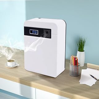 Scent Air Machine Cold Air Waterless Oil Diffuser Wall-Mounted & Tabletop Hotel Collection Diffuser with LED Display for Home, Large Room and Hotel