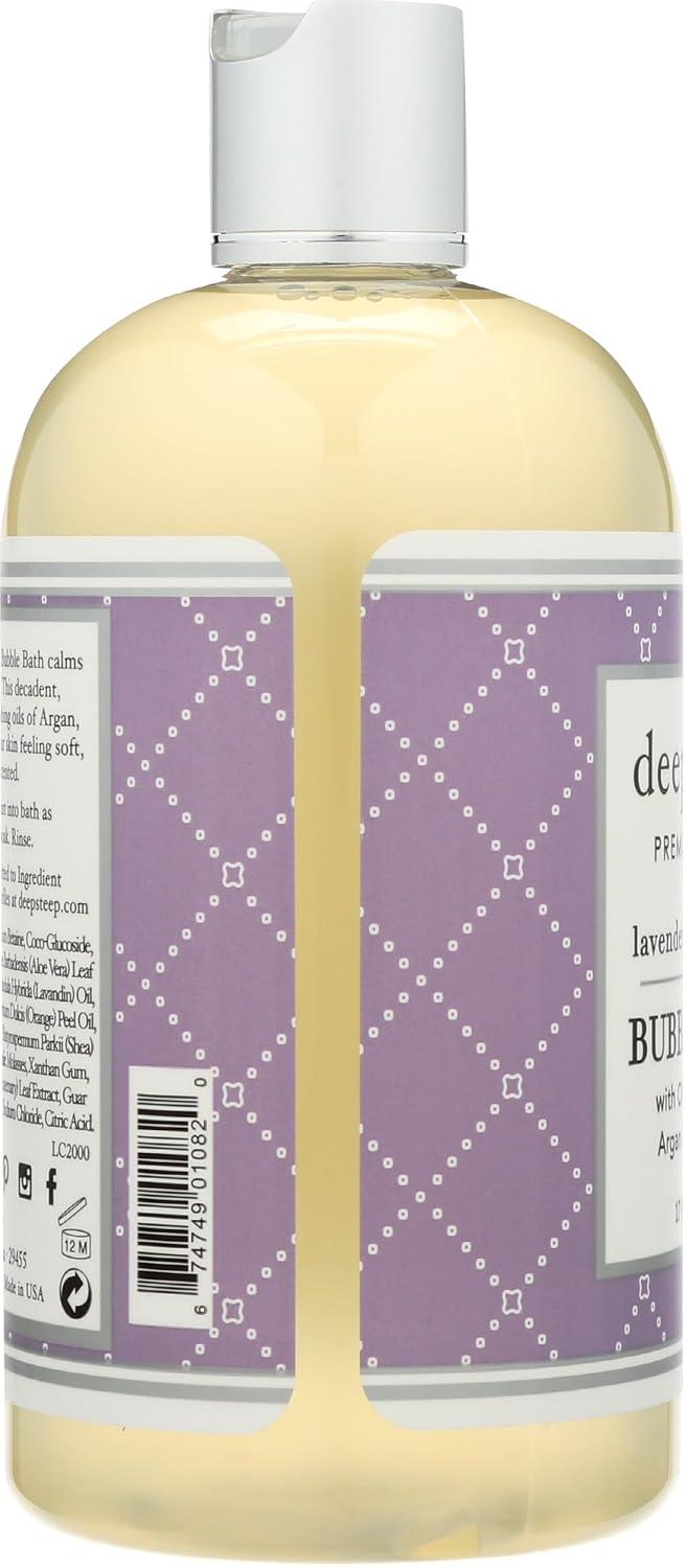 Deep Steep Bubble Bath, Lavender Chamomile, 17 Ounces