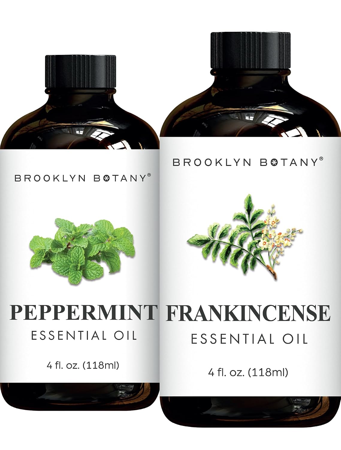 Brooklyn Botany Peppermint & Frankincense Essential Oils