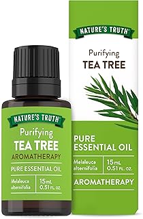 Nature's Truth Tea Tree Essential Oil | Purifying Scent | For Diffusers and Aromatherapy | Melaleuca Alternifolia | Pure Plant Based, Non-GMO & Gluten Free
