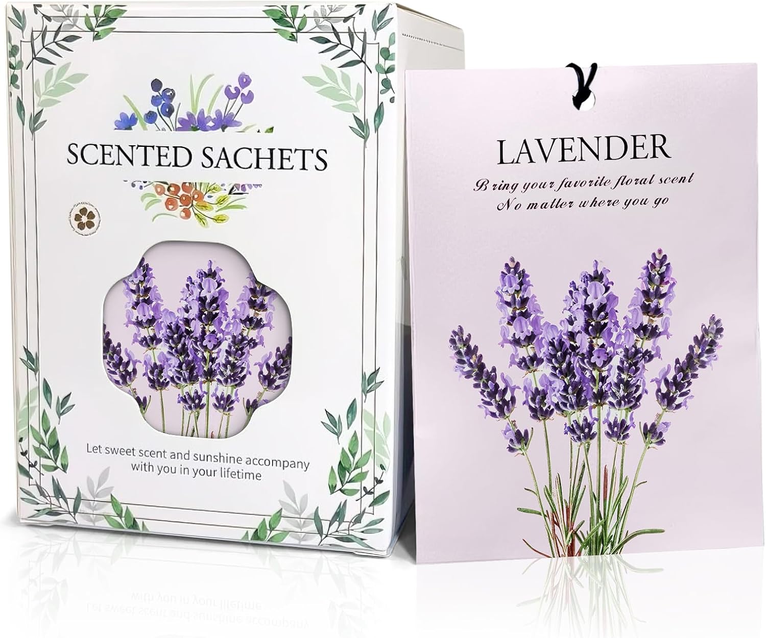 Lavender Scented Sachet Bags - 12 Pack Drawer & Closet Freshener, Long Lasting Odor Eliminator for Wardrobes, Cars & Storage, Home Fragrance Air Freshener Sachets