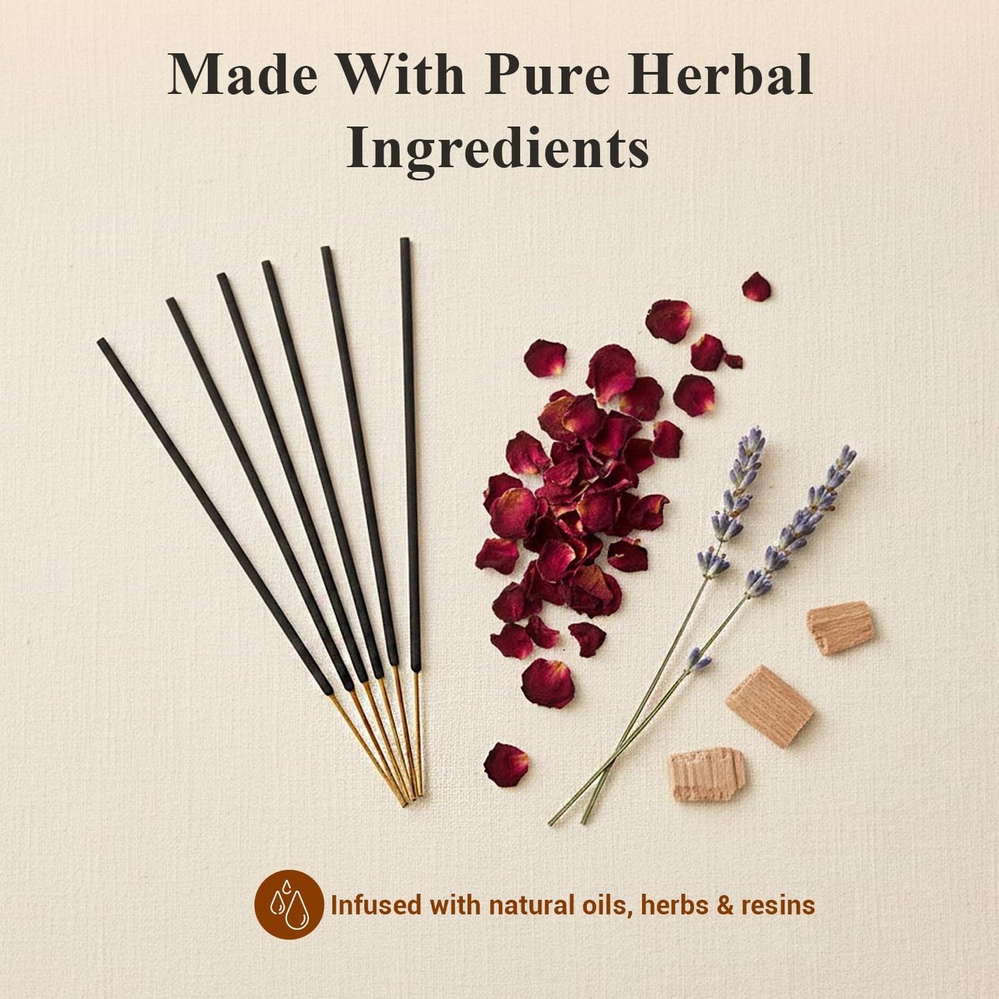 Tulasi Incense Sticks Pack of 12 Natural Scent (240 Sticks) Variety Fragrance of Coconut, White Sage, Red Rose, Palo Santo Lavender & Cinnamon etc, Ideal for Meditation & Positive Vibes