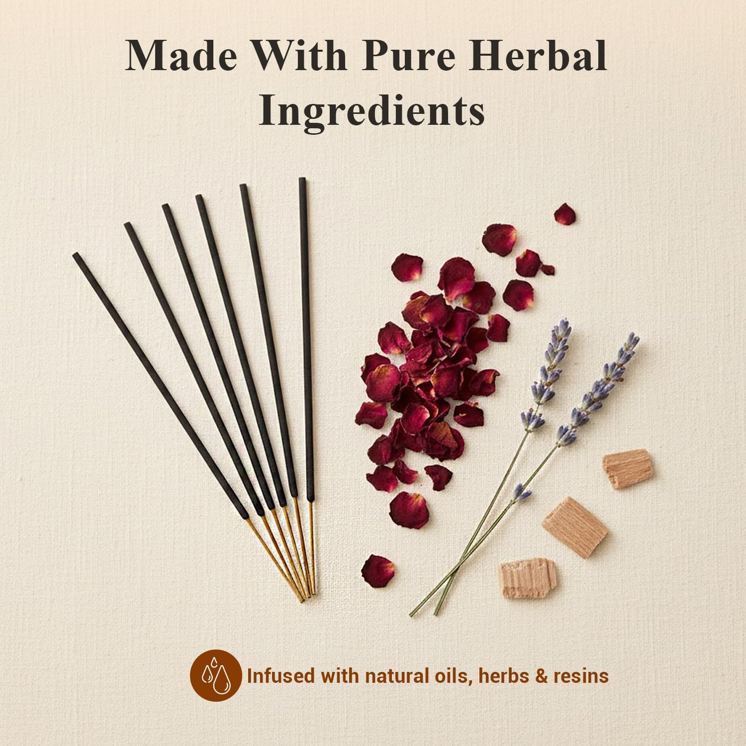 Tulasi Incense Sticks Pack of 12 Natural Scent (240 Sticks) Variety Fragrance of Coconut, White Sage, Red Rose, Palo Santo Lavender & Cinnamon etc, Ideal for Meditation & Positive Vibes