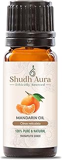 Mandarin Essential Oil | 100% Pure, Undiluted and Natural | Premium Therapeutic Grade Citrus Oils for Diffuser & Aromatherapy (10ML)