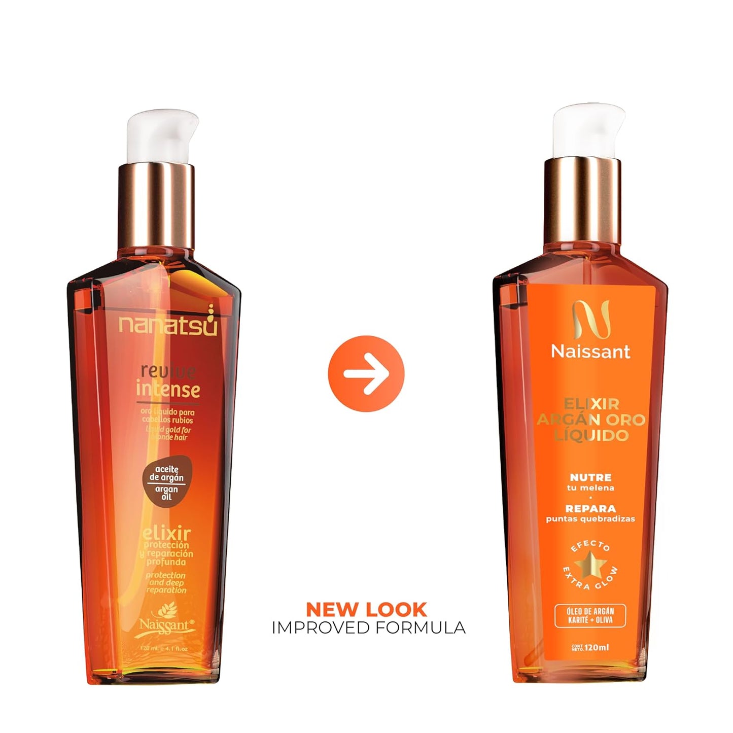 naissant Elixir Argan Oil Hair Treatment | Frizz Control, Heat and UV Protection for Color Treated and Natural Hair | Nourishes, Repairs, and Softens | Increases Shine and Color Vibrancy (4 FlOz)