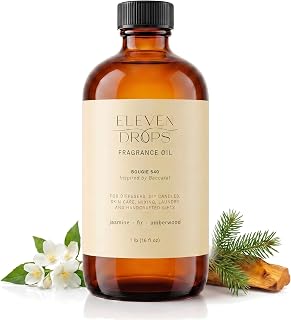 Bougie 540 Fragrance Oil | Jasmine, Fir & Amberwood Notes | Long Lasting Scent Reed Diffuser Oil for Home, Office, Hotel, Spa, Car & Linen Spray | Pet Friendly IFRA Compliant, 16 oz