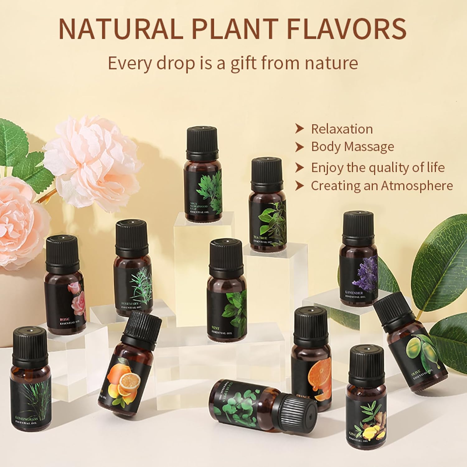 Essential Oils for Diffusers, Home Care, Candle Making Scents, Fragrance, Aromatherapy, Humidifiers, Gifts, Freshie Scents, Soap Making Supplies, Diffuser Oil Scents,Eucalyptus (10ml)