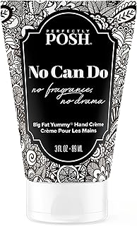 Perfectly Posh - No Can Do Big Fat Yummy Hand Crème - Fragrance-Free Non-Greasy Hand Cream with Apricot Kernel and Coconut Oil - 89ml