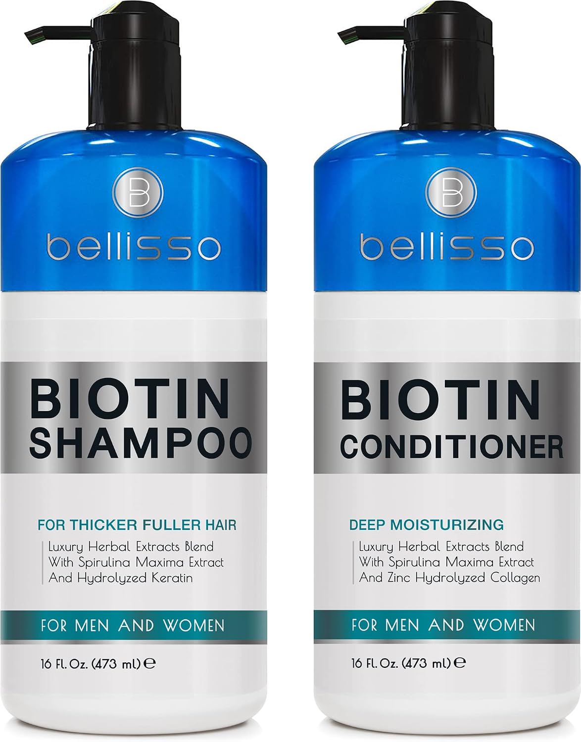 BELLISSO Aromatherapy Shower Steamers Set and Biotin Shampoo and Conditioner Set