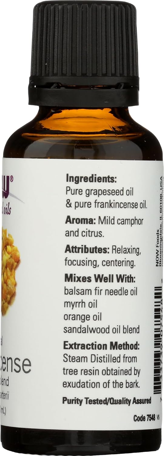 Now Foods ESSENTIAL OIL FRANKINCENSE, 1 FZ
