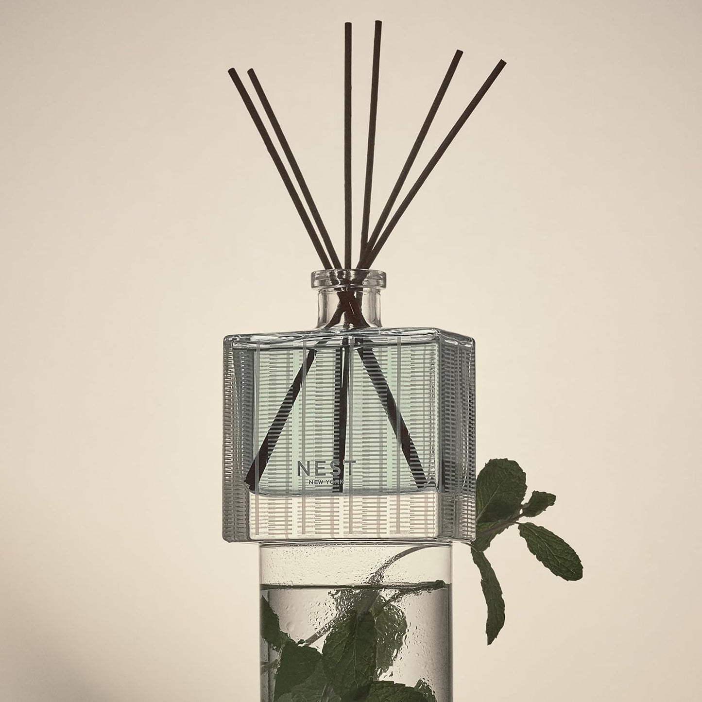 NEST New York Reed Diffuser Liquid Refill Bundle, Wild Mint & Eucalyptus - Includes Three 5.9 fl oz Refill Bottles