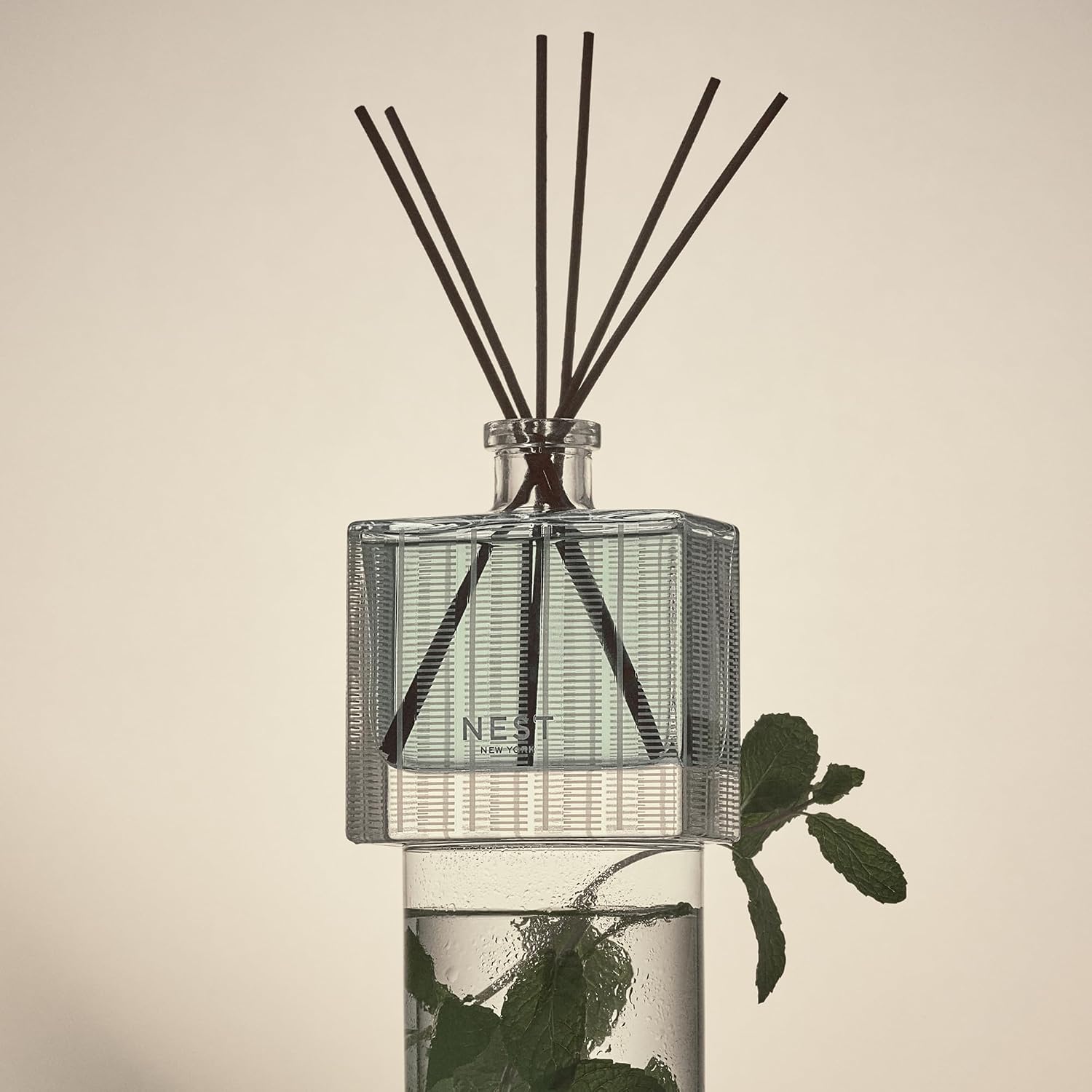 NEST New York Reed Diffuser Liquid Refill Bundle, Wild Mint & Eucalyptus - Includes Three 5.9 fl oz Refill Bottles