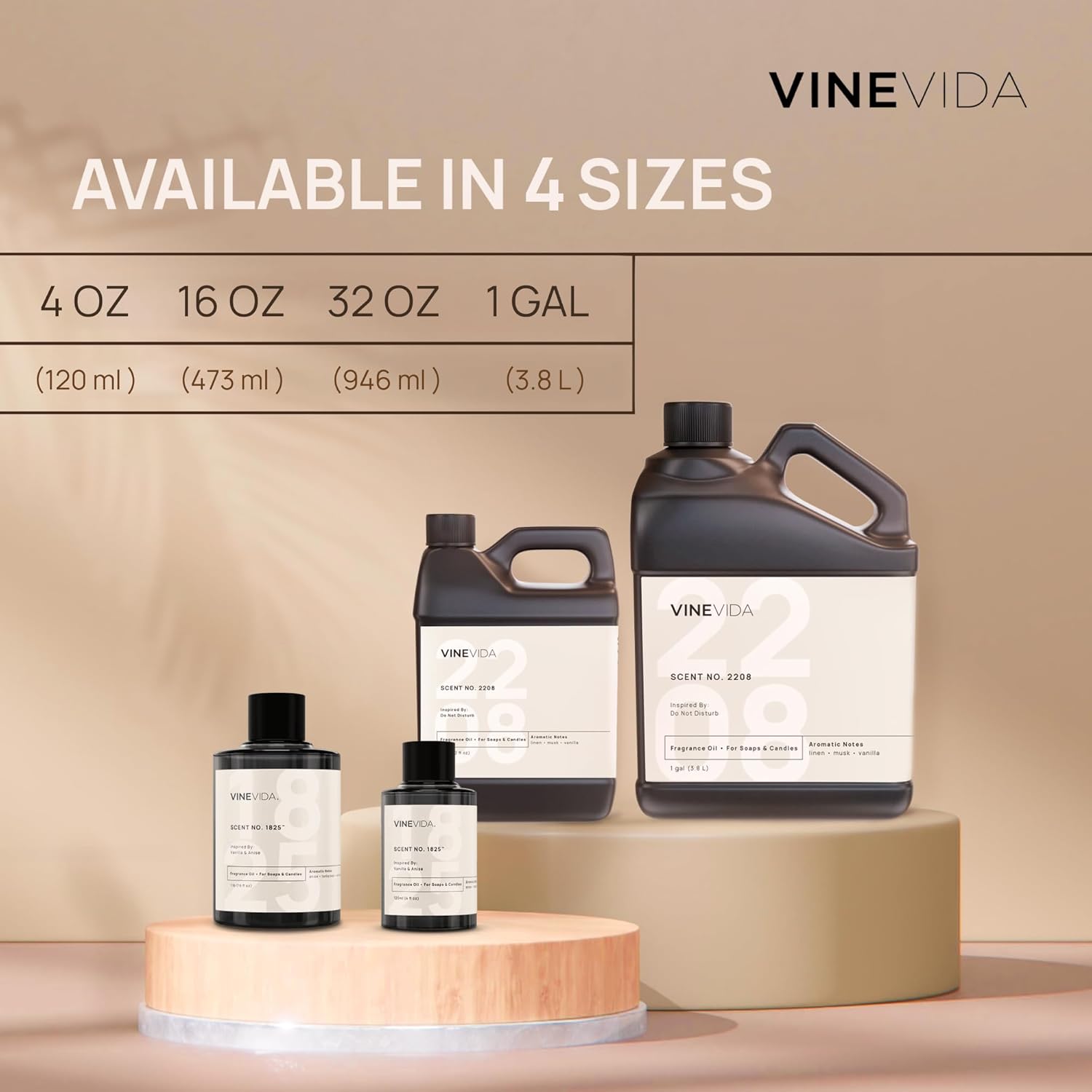 VINEVIDA (4oz) Hotel Diffuser Oil - Home Luxury Scents - Cold Air Diffuser Oil | Essential Oil No.1001 Inspired by Ritz Carlton