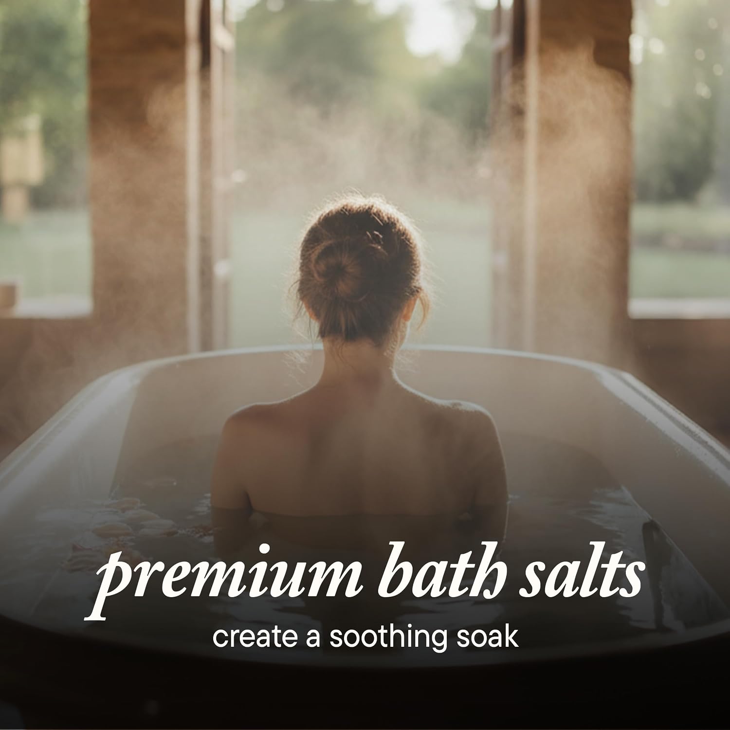 Kuumba Made Vanilla Bean Bath Salt, Mineral-Rich Soaking Salts for Soft Skin and Relaxation, 17 Oz