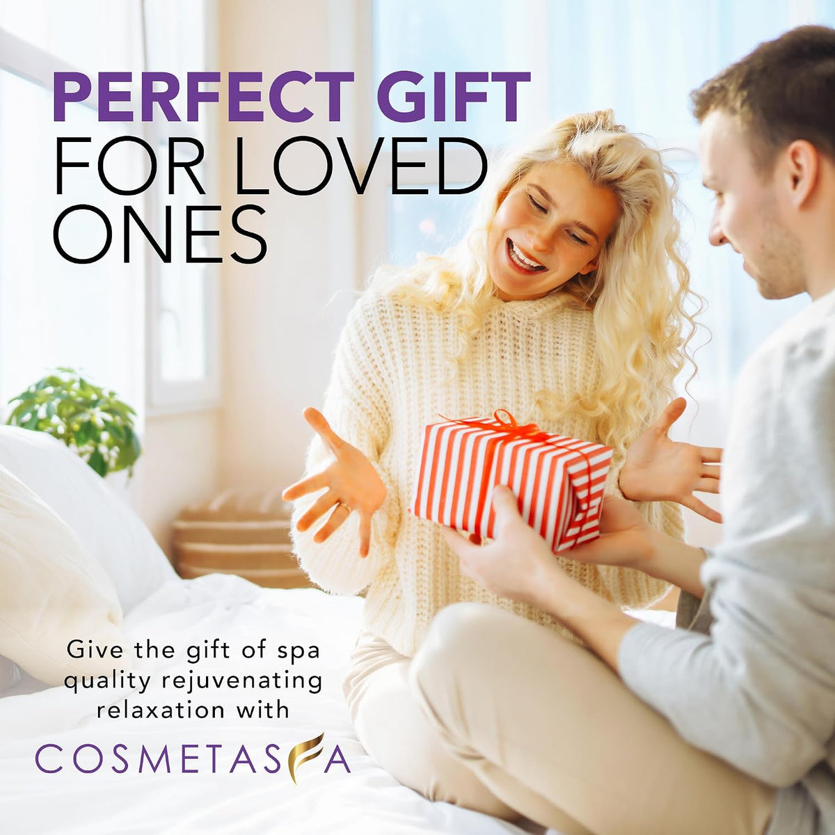 Cosmetasa Lavender Massage Oil for Massage Therapy with Roller - All Natural