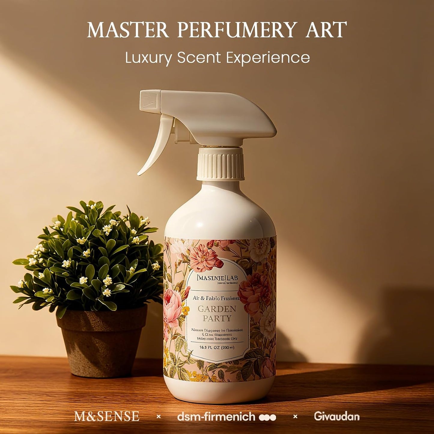 ‌M&SENSE Air & Fabric & Pet Odor Eliminator Spray - 16.9oz Large Size Natural Safe Air Freshener Eucalyptus Mint Scented Deodorizer for Home Eliminates Smoke Musty Smells, Ideal for Entryway Bathroom