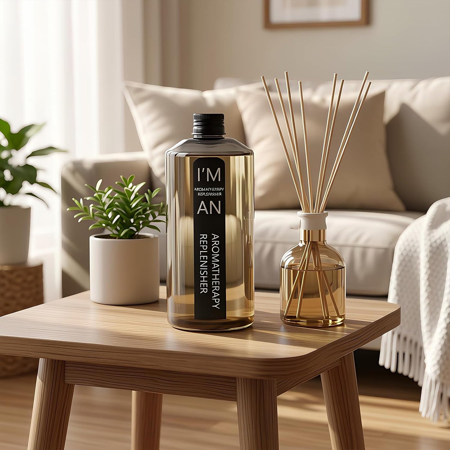 Reed Diffuser Oil Refill Hilton, 500ml/16.9Fl oz - Premium Long Lasting | Floral Essential Oil, Home Fragrance for Hotel Didduser, Bedroom, SPA, Bathroom Home Decor