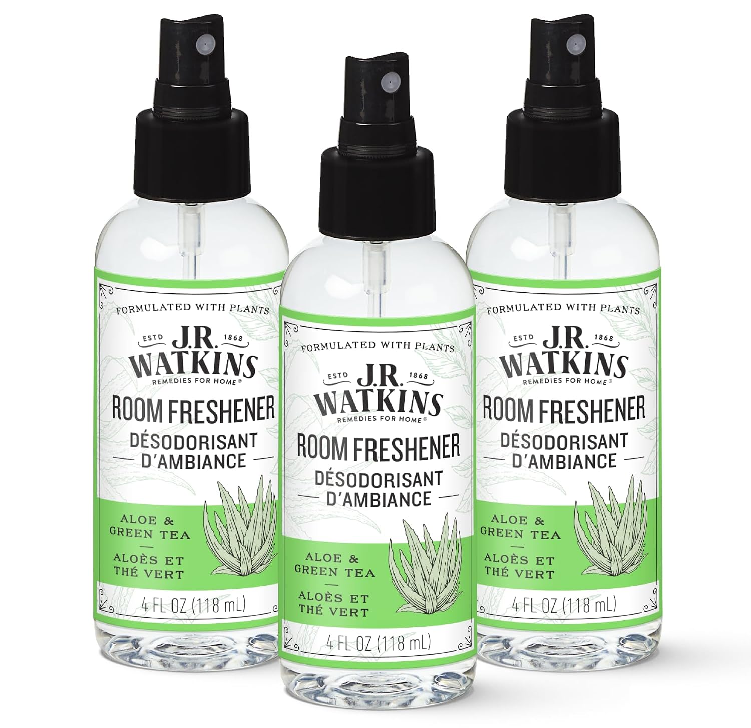 J.R. Watkins Room Freshener - Aloe & Green Tea - 4 Fl Oz