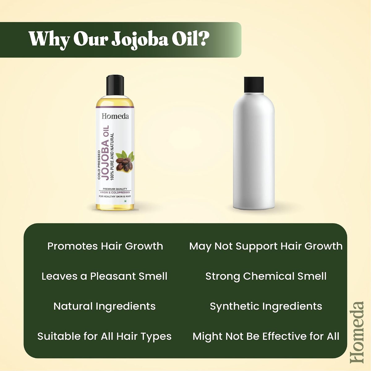 Jojoba Oil Cold Pressed for Nails Cuticle, Hair &amp; Skin 3.4oz
