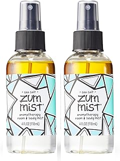 Indigo Wild Zum Mist Room & Body Spray - Aromatherapy Essential Oil Spray - Natural Body Mist & Room Spray - Sea Salt Scent - 4 fl oz (2 Pack)