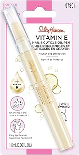 Sally Hansen Vitamin E Nail & Cuticle Treatment Pen | Hydrates and Conditions Dry Nails | Nourishing Formula with Apricot Oil | Smooth, Healthy-Looking Nails | Easy, Mess-Free Nail Care on the Go