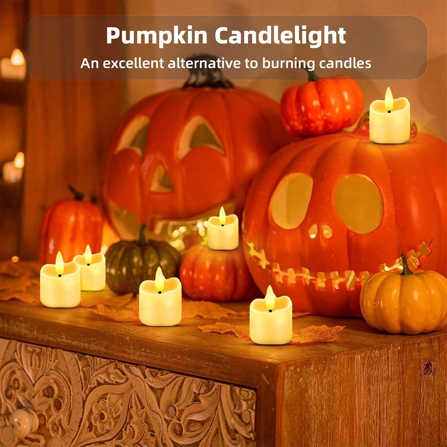 Rechargeable LED Flameless Candles, 9PCS Battery Operated Tealights with 2/4/6/8H Timer for Soccer Party, Christmas, Wedding, Home Decor (USB-C Charging Cable Included)