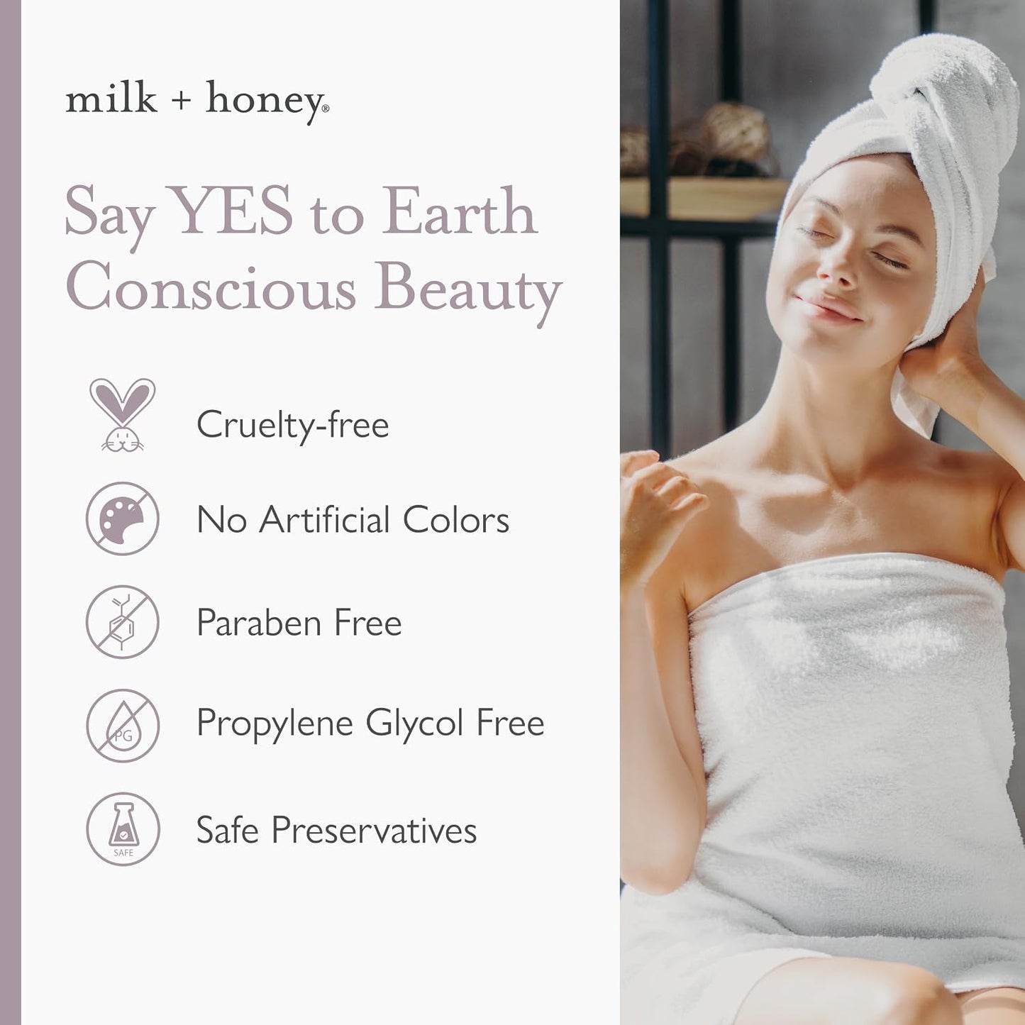 Milk + Honey Calming Bath Soak No. 8 – Moisturizing Epsom Salt with Lavender & Eucalyptus – Relaxing Aromatherapy Soak for Sore Muscles, Dry Skin & Stress Relief – 10 oz