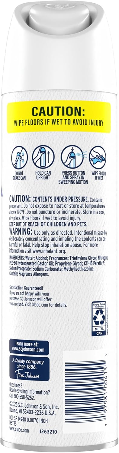 Glade Odor Fighting Soft Mist Air Freshener Room Spray, Orchid Blossom, 7.3oz., 1 count